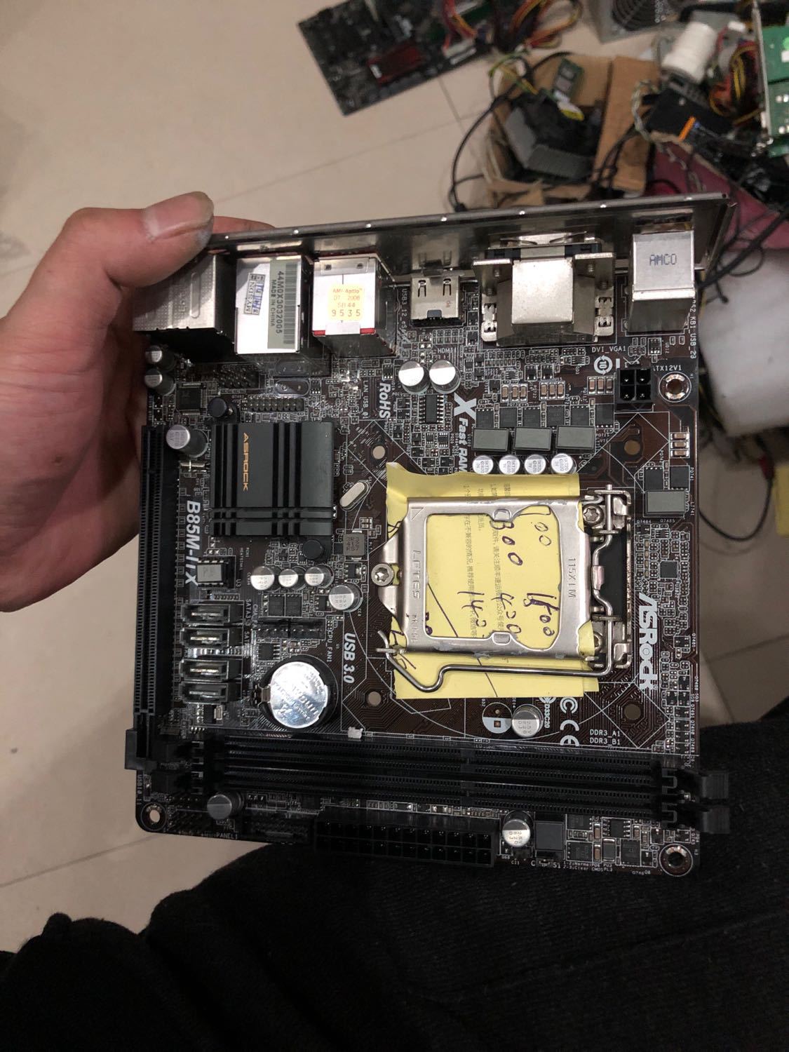 asrock/华擎科技 b85m-itx 台式机 h81m 1150 b85 mini 千兆 主板