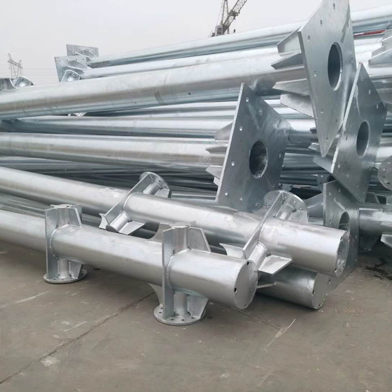 交通标志杆单柱式单悬臂f杆悬臂式标志牌交通标志杆