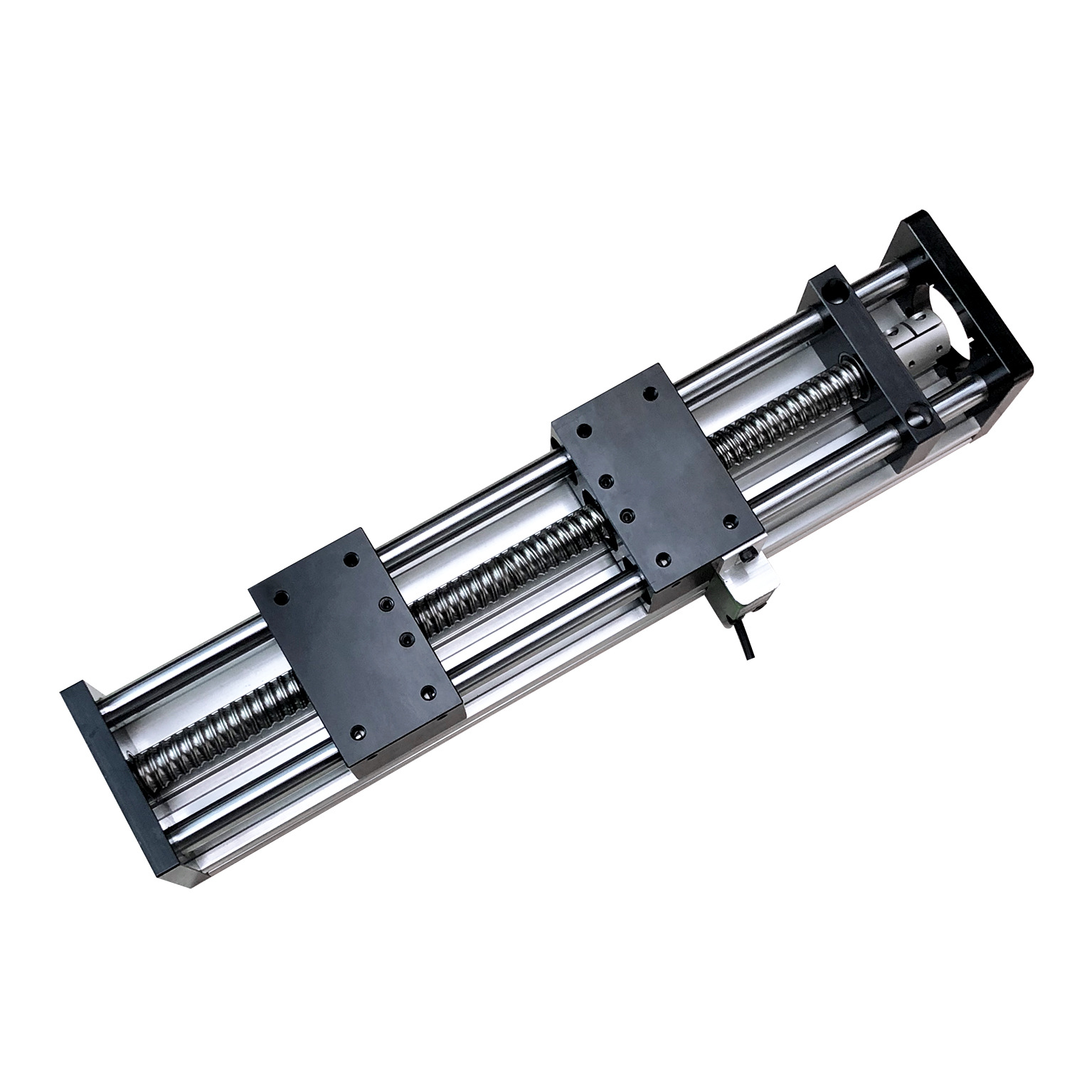 双向正反牙滑台手动滚珠丝杆左右旋正反转直线导轨电动模组机械手