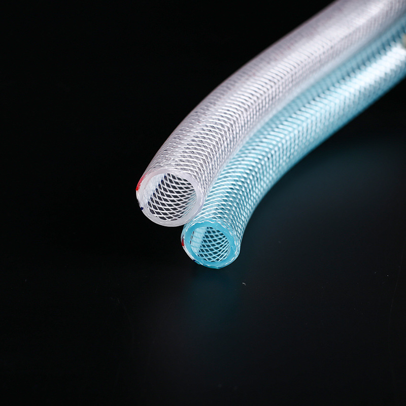 厂家pvc加厚蛇皮管纤维网纹网管 园林灌溉自来水管耐压透明软水管