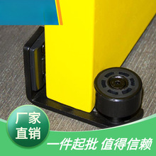 谷仓门双滑轮止摆器限位定位器折叠门卫生间吊轨推拉配件地导五金