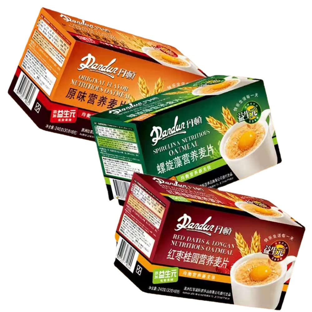 丹顿dandun 益生元营养燕麦片即冲饮品办公室可代餐方便饮品240g