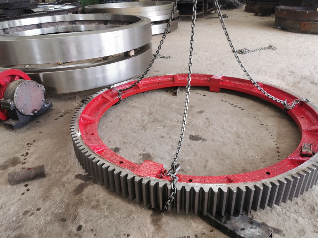 怎么购买合格的回转窑大齿轮烘干机铸钢齿圈标准件