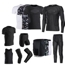 跨境防撞足球训练服装备NFL橄榄球衣套装透气速干比赛篮球运动服