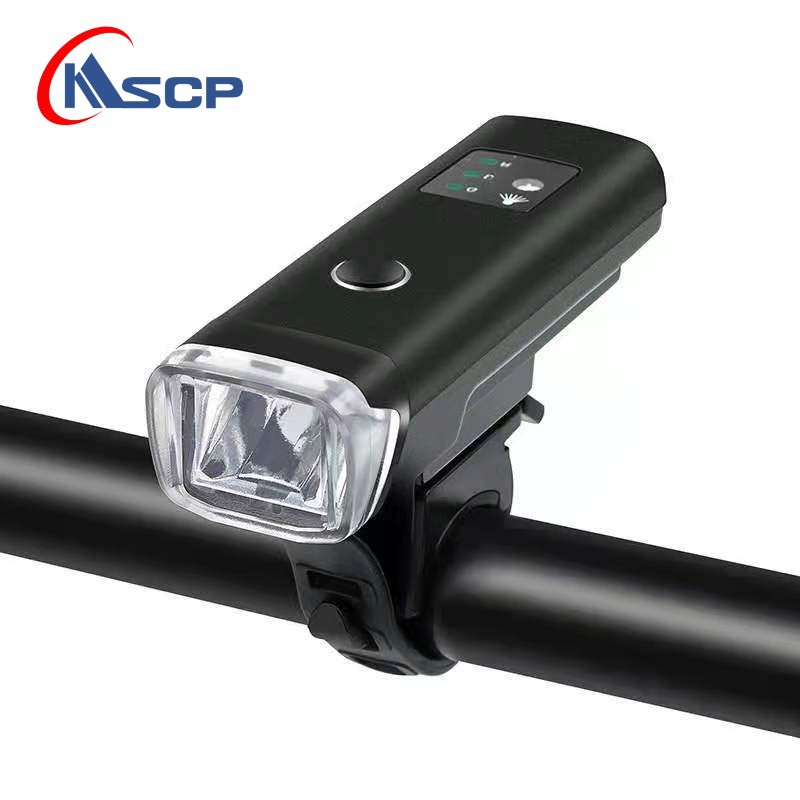 Bicycle Light Bright Mountain Bike Night Riding Strong Light Headlight USB Rechargeable Light Control Flashlight Bicycle Fitting and Fixture