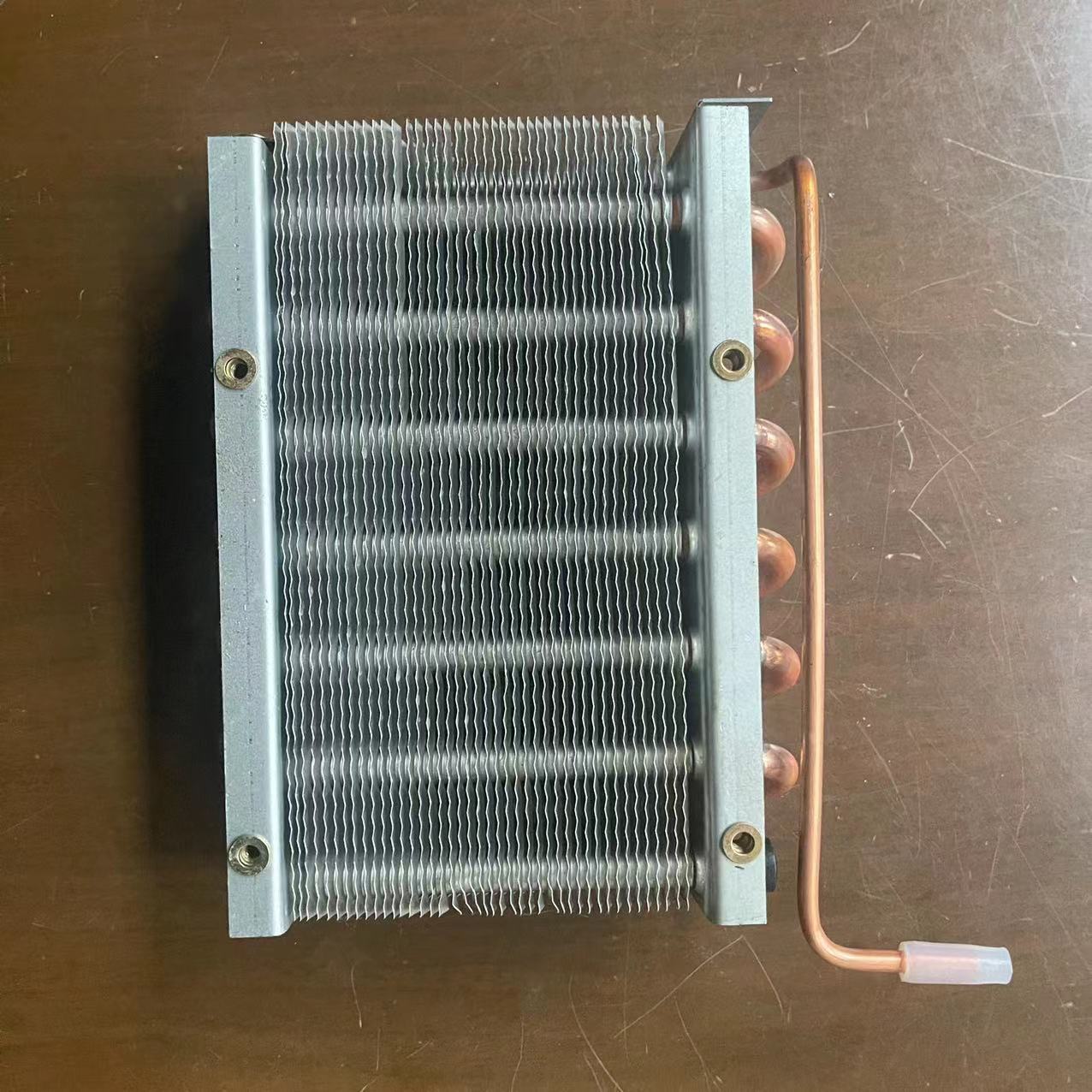 定制生产汽车微型空调蒸发器 小冰箱换热器 风冷铜管翅片散热器