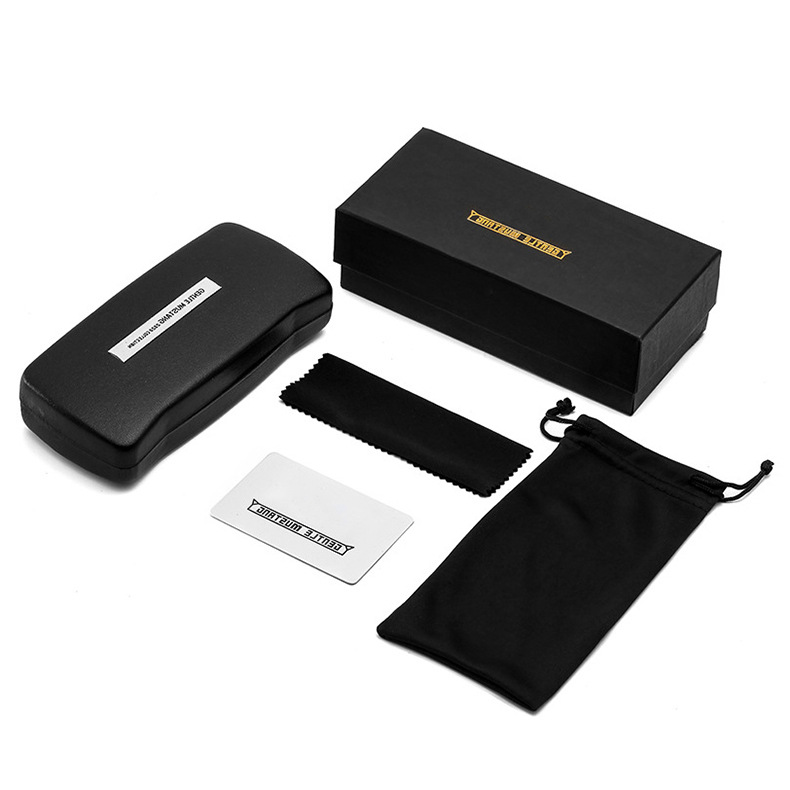 2021新款墨镜白色包装盒蓝色软包黑色太阳镜皮套gm云朵包眼镜工厂