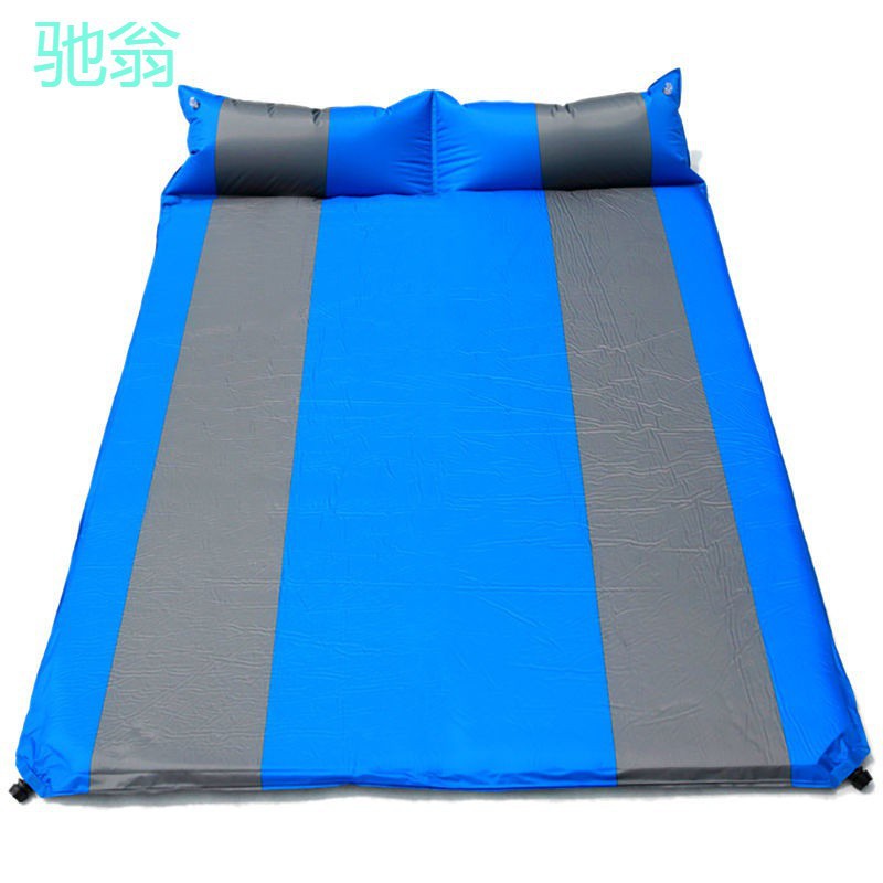 nlz双人自动充气垫 户外野营帐篷配套防潮垫午睡值班垫加厚加宽垫