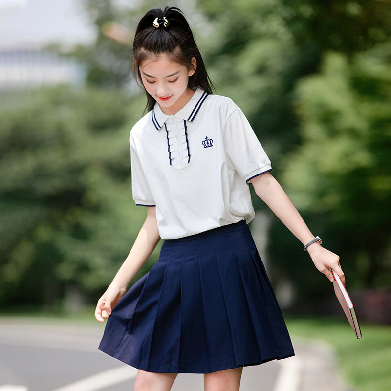 少女夏装短袖t恤夏季宽松韩版棉高中生初中女生洋气大童上衣15