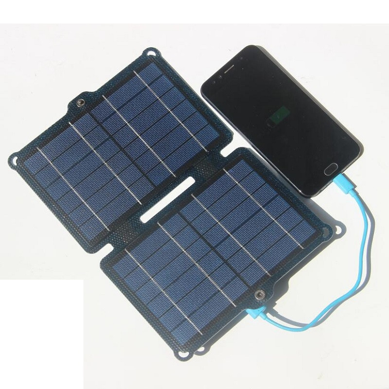 8w 5v etfe太阳能板充电器太阳能折叠包手机移动电源充电器