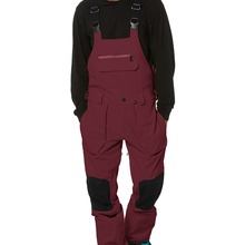 跨境亚马逊新款欧美户外拼色多口袋休闲裤男士工装连体背带滑雪裤