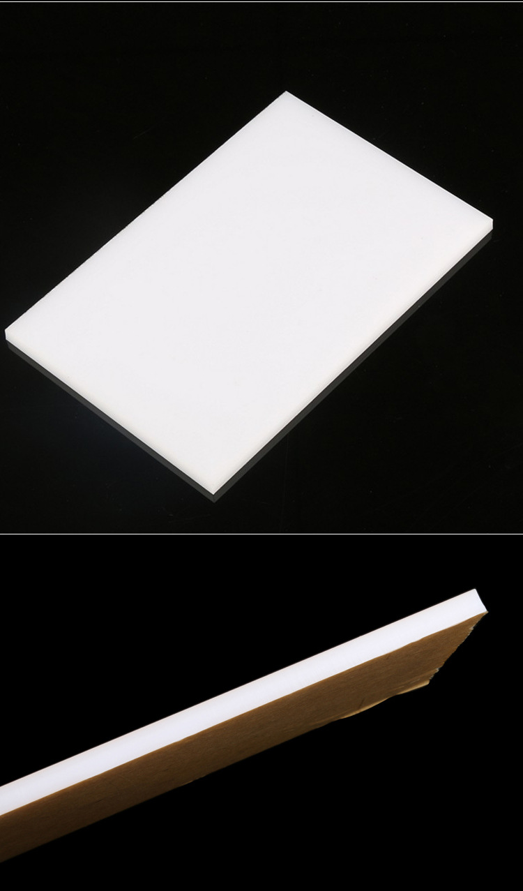 黑白色镜面亚克力板反光板哑光板摄影板倒影板定制鱼缸背景板