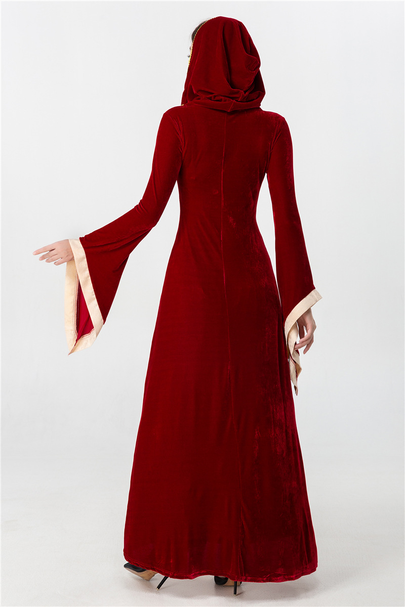 新款贵族长袍宫廷装欧美游戏制服宫廷长袍角色扮演化妆舞会服装