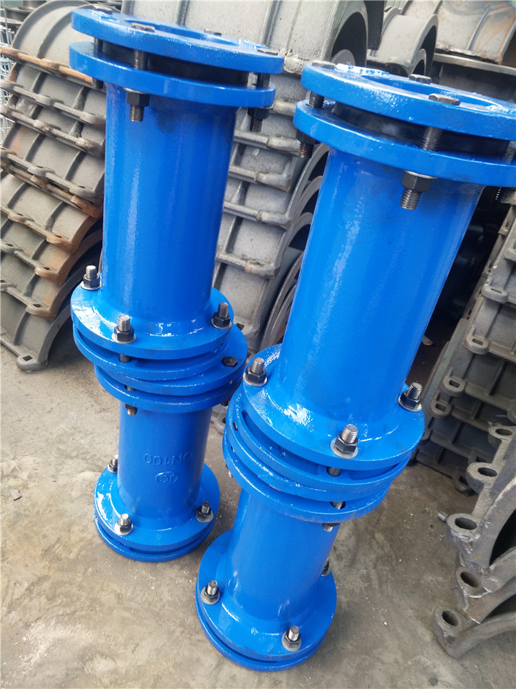 双压兰接管器 变径铸管柔性双向接头双压兰接管器