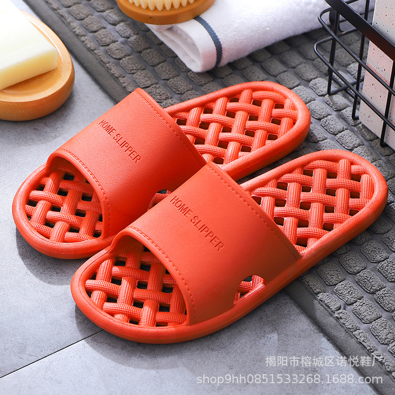 Japanese Anti-Slip Home Bathroom Slippers Women's Hotel Toilet Indoor Winter Bath Leaking Quick-Drying Toilet Shoes