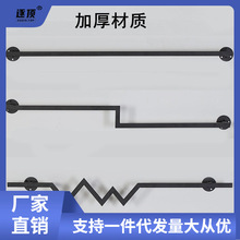 墙上衣架店服装店展示架正侧挂组合货架上墙装饰架壁挂式挂衣服架