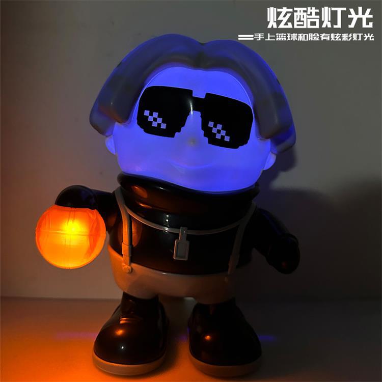 Chicken You Are So Beautiful Yellow Chicken Kunkun Ikun Dancing Electric Robot Light Music Children Stall Toys Wholesale