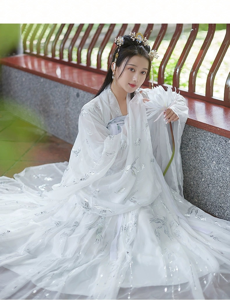 古装汉服女 中国风仙气飘逸古风大摆齐胸襦裙超仙春秋套装