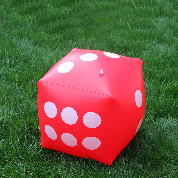 婚庆pvc充气大骰子耐用大码游戏道具抽奖大色子筛子促销活动用品