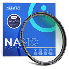 NEEWER/纽尔 MRC高清钢化UV滤镜相机镜头保护镜防尘防油49-82mm