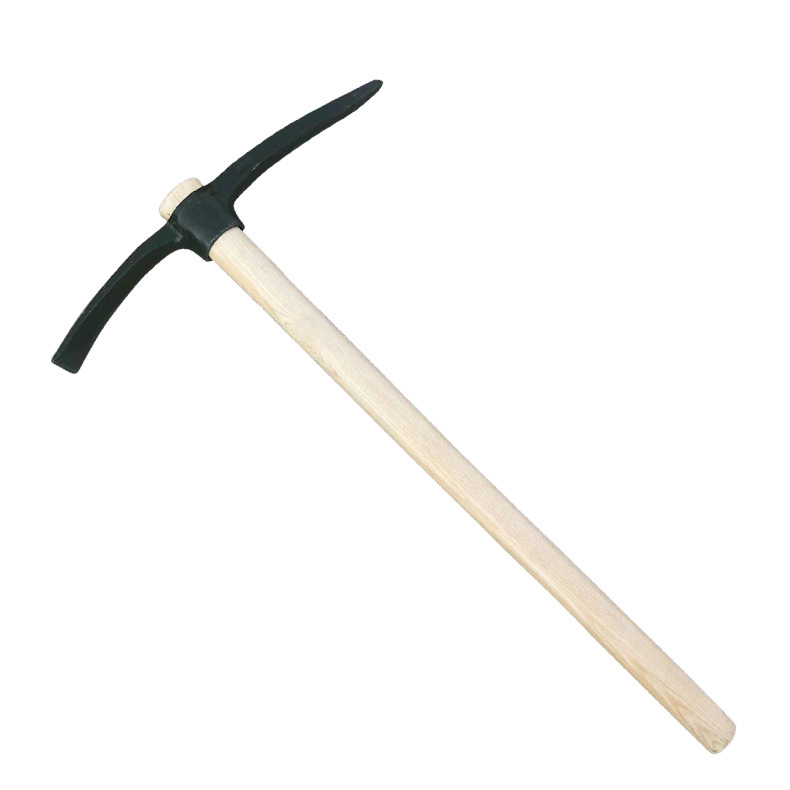 现货85cm大镐钢镐十字镐战备镐防汛救灾制式大镐高碳钢道轨钢救援