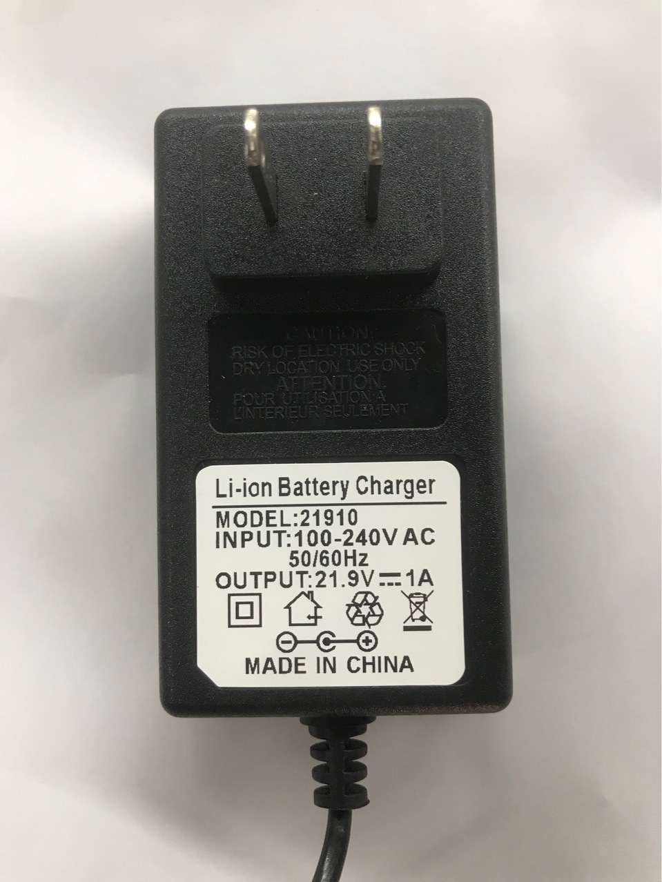 六串 6S磷酸铁锂电池组32650铁锂 19.2V充电器21.9V 22V 1A