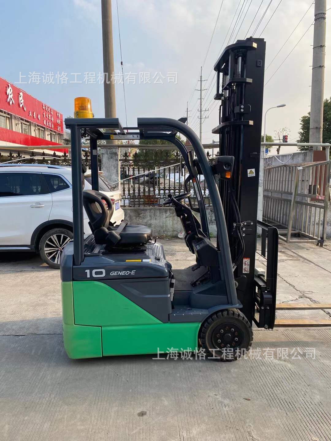 小体积1吨三支点电动叉车,可以进冷库二手叉车举高4米-阿里巴巴