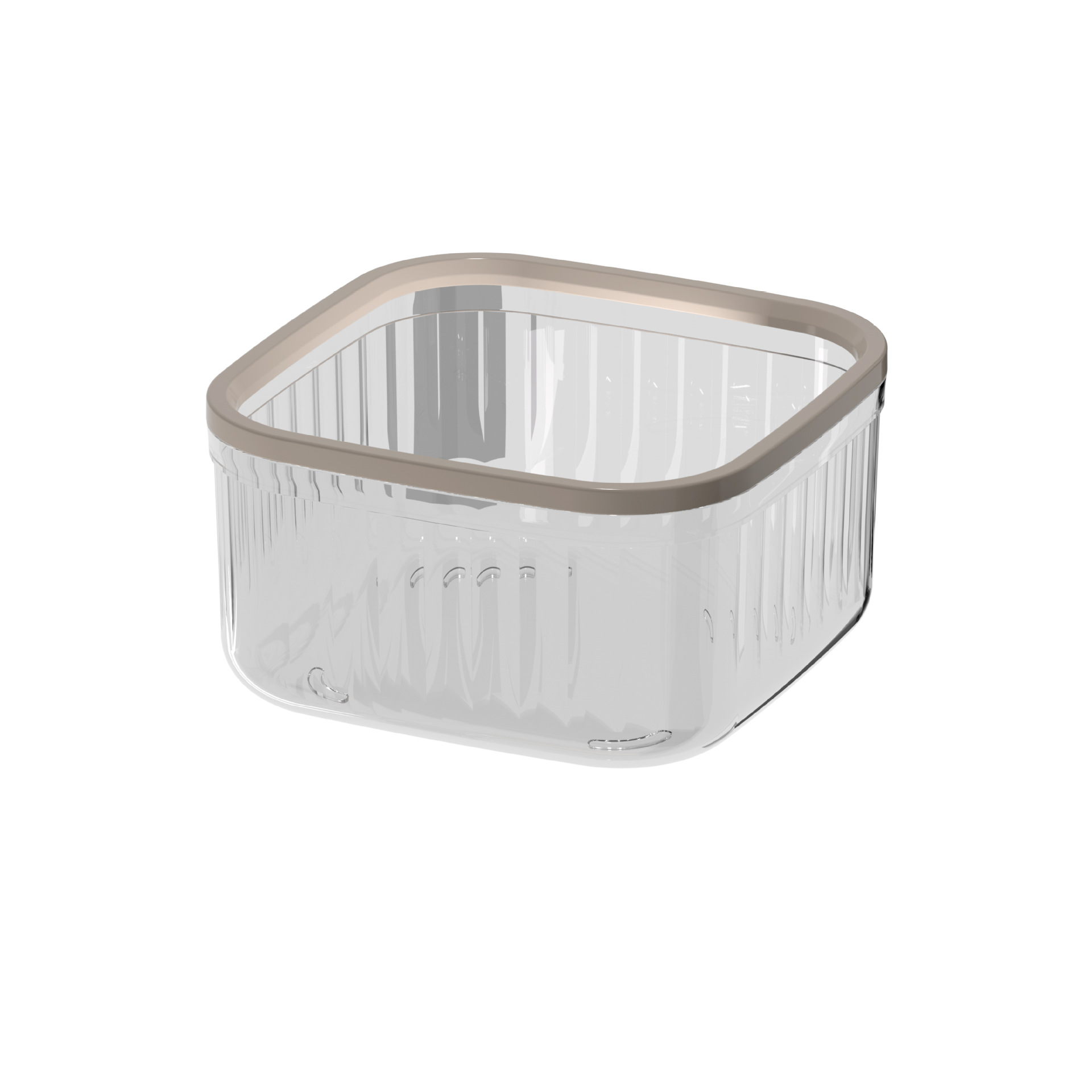 Hl Transparent Desktop Trash Bin Household Kitchen Table Dining Table Small Bedroom Bed Head Light Luxury Car Wastebasket