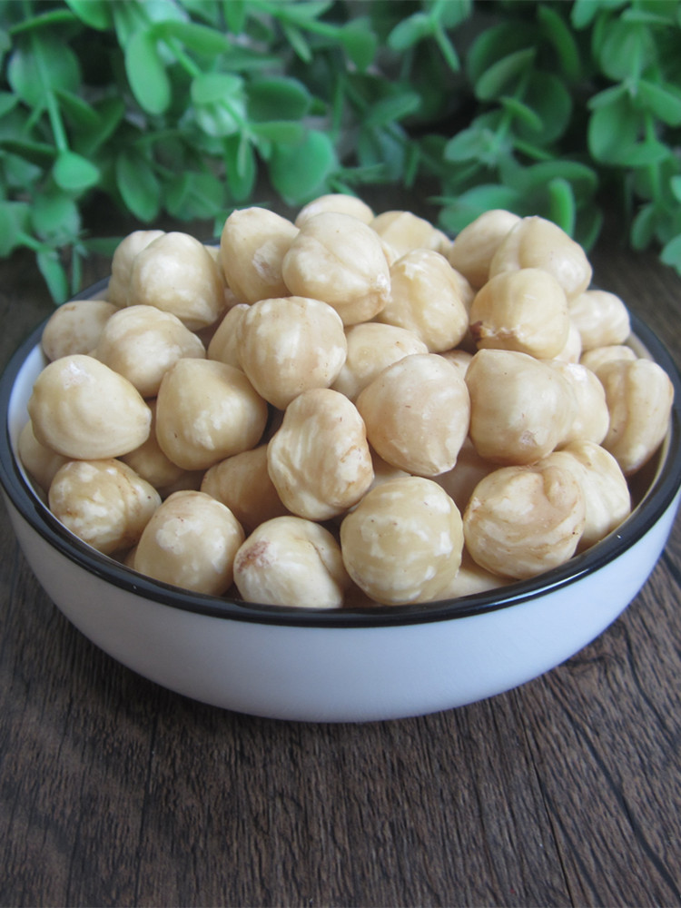 新货土耳其原味熟榛子仁每日坚果烘焙原料孕妇干坚果500g包邮袋装