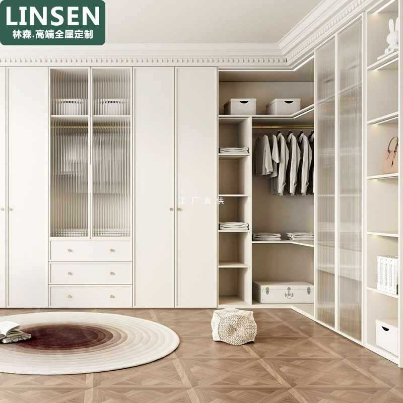 8kij上海全屋定 制法式衣柜整体卧室柜子工厂定 做步入式衣帽间现