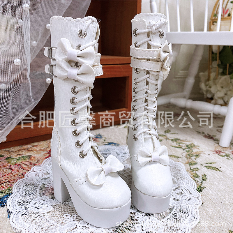 60cm Ye Luoli Doll Boots plus Velvet Band Hair High-Heel Boots 3 Points Bid Children's Shoes Barbie Doll Boots