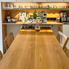 实木桌板橡木板黑胡桃木料白蜡木板榉木樱桃木榉木板桌面柚木可订