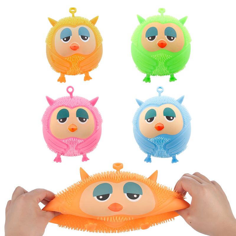 Stall Hot Sale Melancholy Owl Decompression Toy New Exotic Night Market Toy Foreign Trade Tail Order Spot One Piece Dropshipping