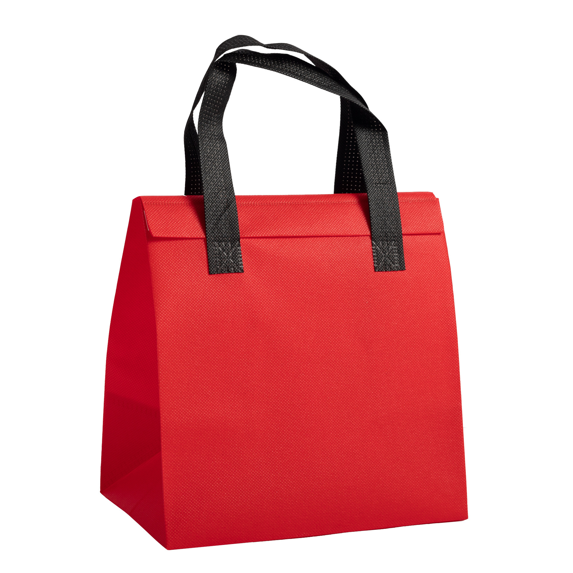 现货立体手提铝箔无纺布蛋糕点心保温袋 冷藏外卖保温袋可印logo