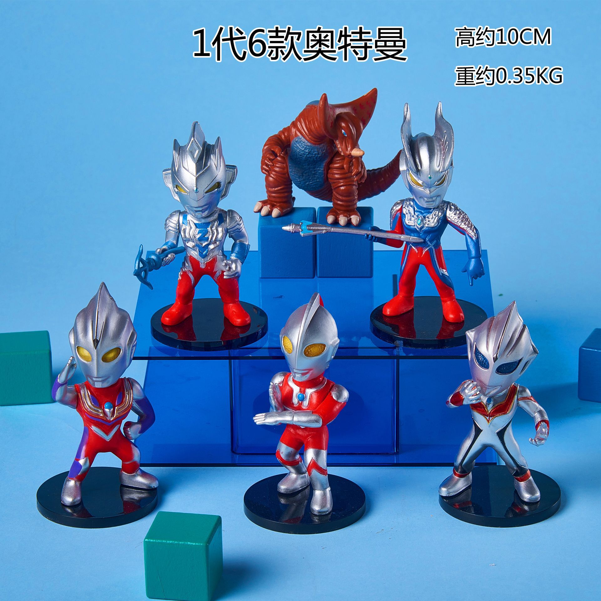 Ultraman Toy Superman Hand-Made Wholesale Selodiga Capsule Toy Doll Cake Ornaments Children