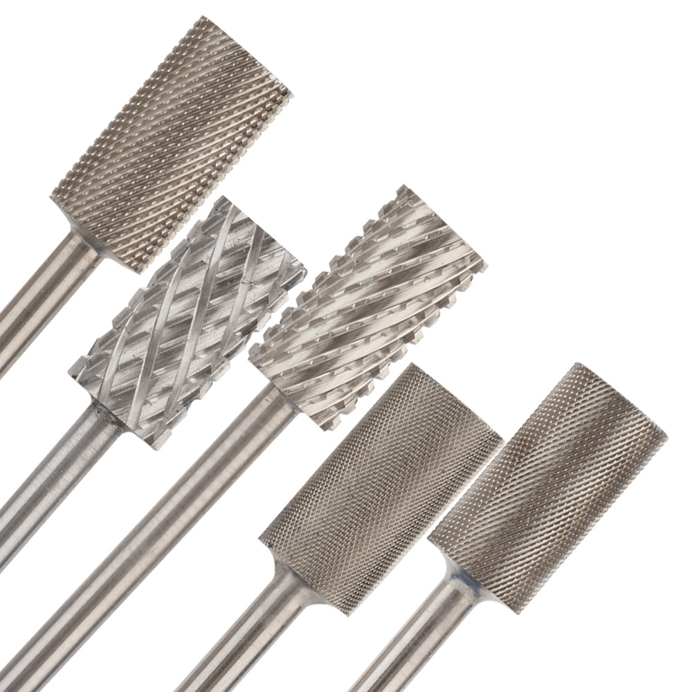 厂家直售合金钨钢美甲打磨头卸甲钻头修型去死皮美甲打磨机配件