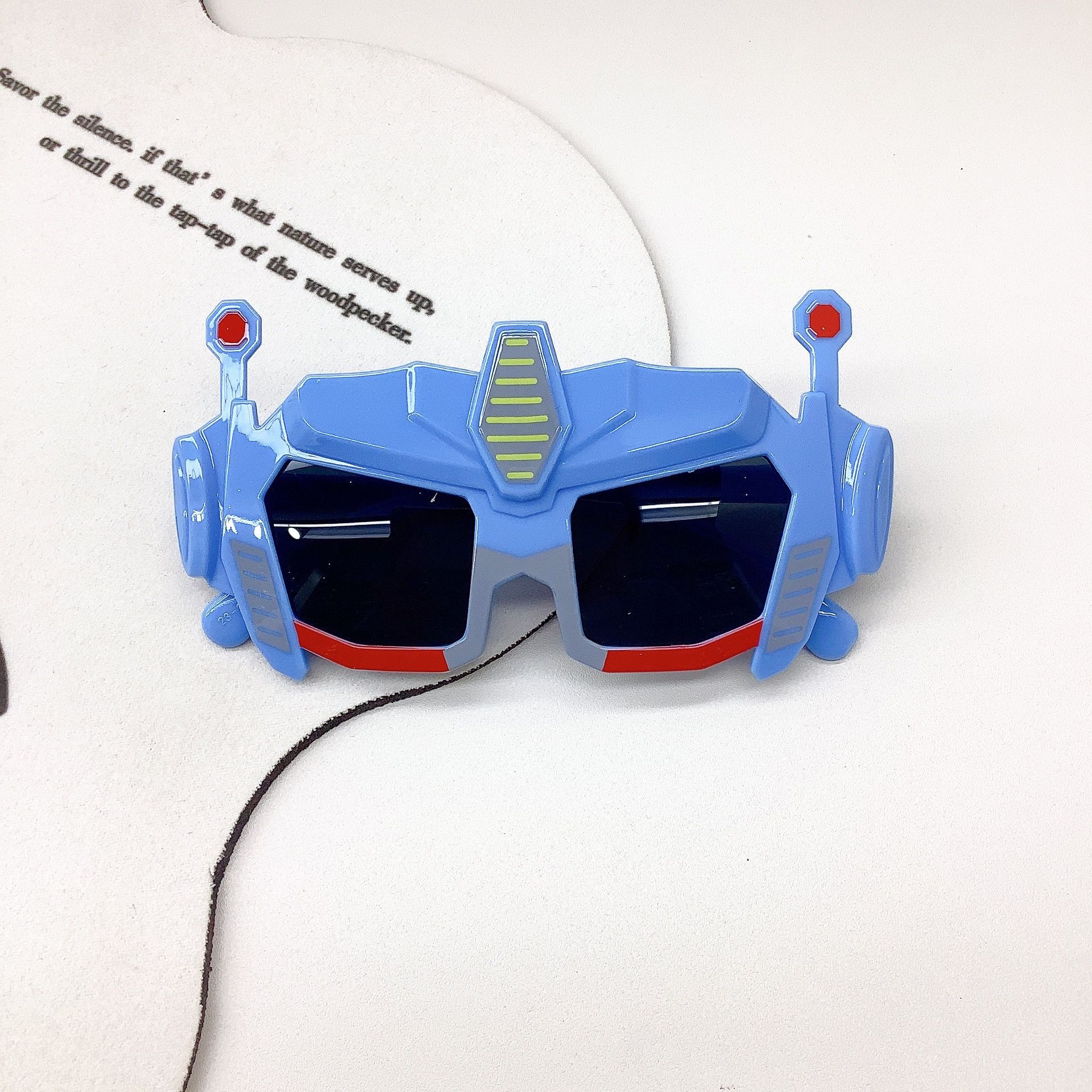 New Kids Sunglasses Sun Protection UV Protection Boy Sunglasses Cartoon Autobots Concave Shape Kids Glasses