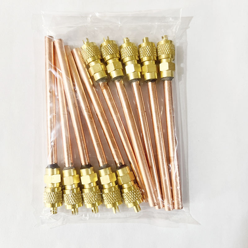 冰箱单向阀 加氟嘴 加液嘴 冰箱快速接头针阀 加氟快速接头充注阀