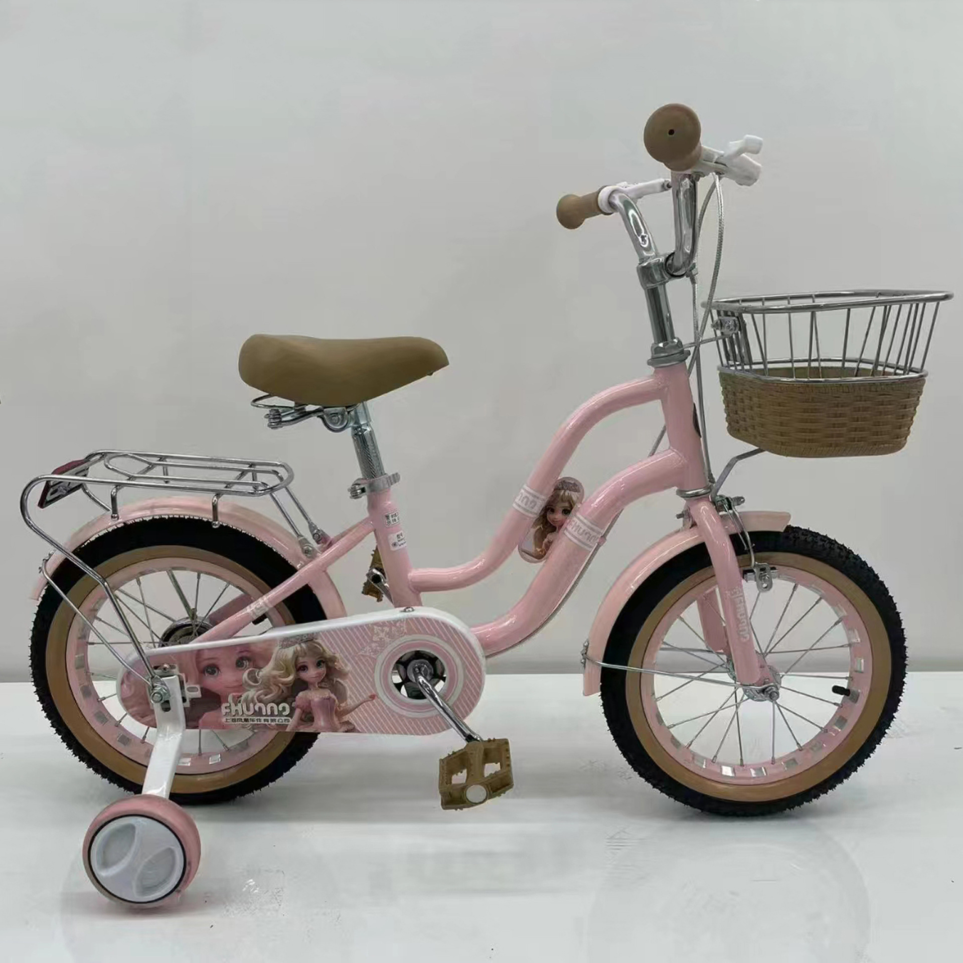 公主儿童自行车3-6-10岁141618寸小孩单车女男款脚踏车宝宝童车