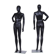 塑料模特黑色人体模特女全身模特服装模特服装店模特道具展示架子