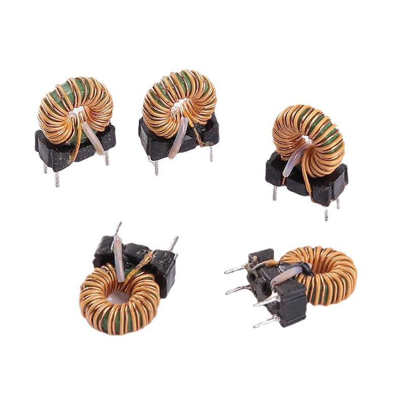 厂家直销磁环电感  0.3线 装3x7底座 1.5mh 多层平绕式插件电感