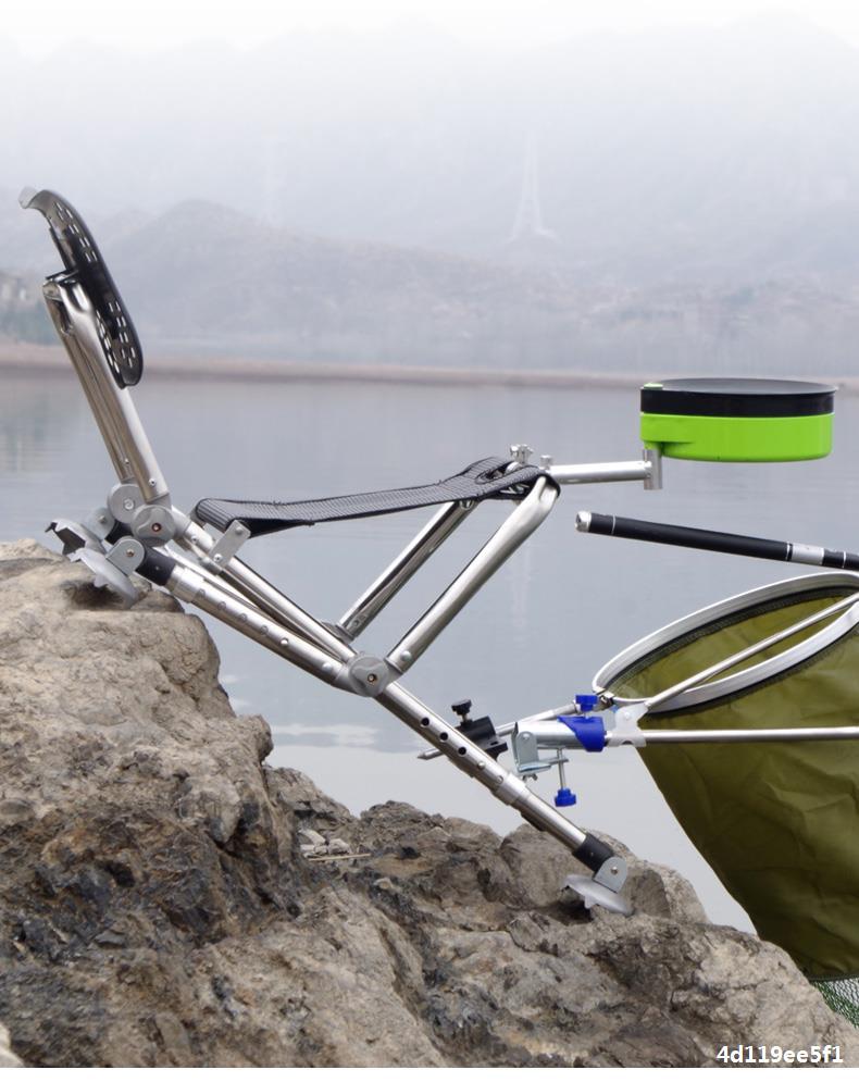 全地形钓椅可躺折叠台钓椅子不锈钢多功能便携钓鱼椅轻便钓鱼椅凳