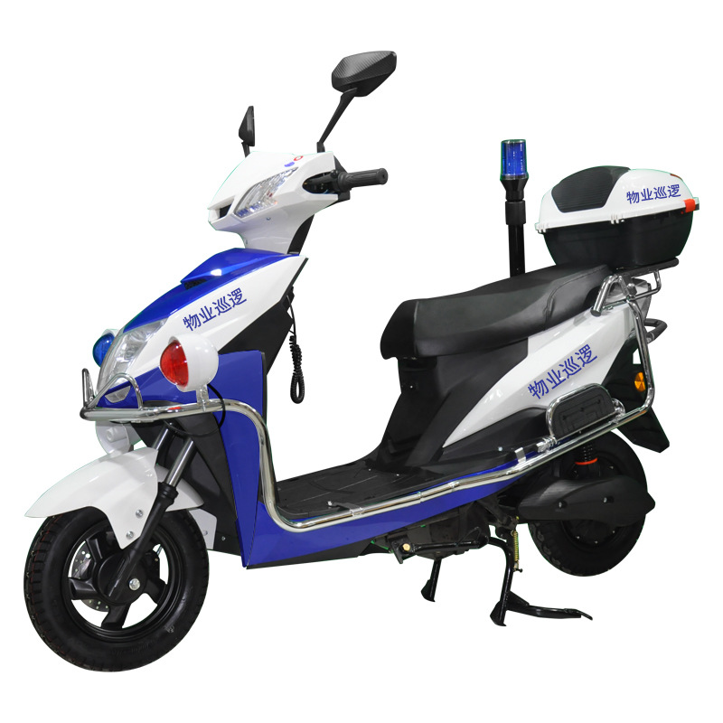0成交28辆治安巡逻车电动车两轮保安物业电瓶车二轮联防消防踏板电动