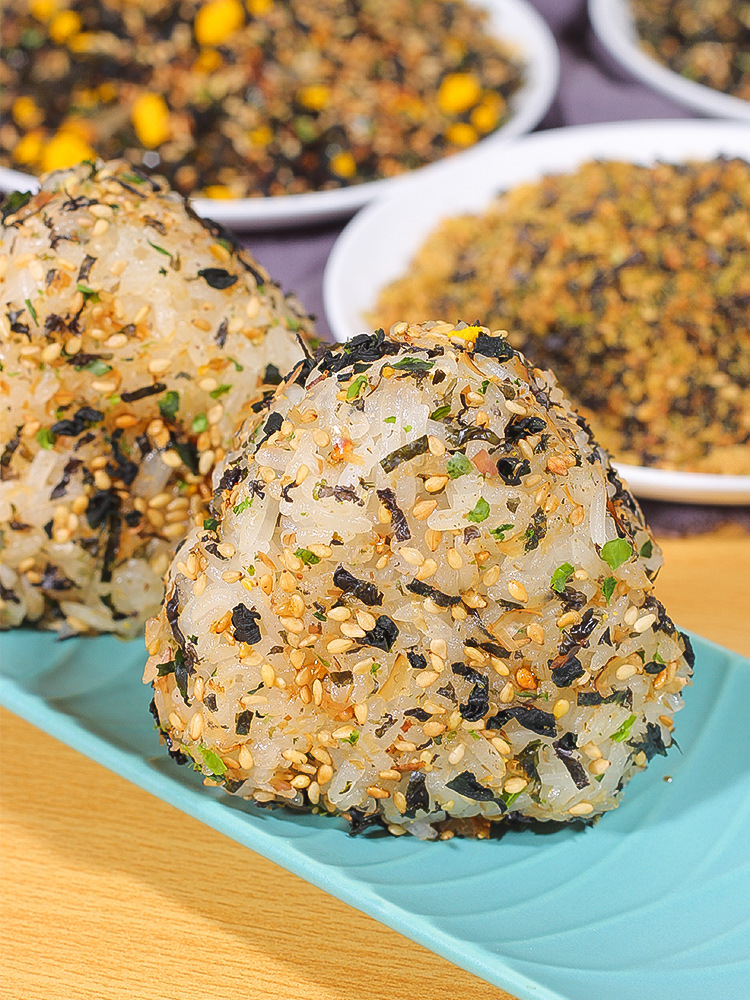 三角饭团拌饭素料 海苔香松 轻食沙拉 台湾包饭材料 寿司紫菜卷用