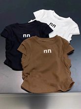 现货波拉bora韩国洋气童装短款2024夏女童设计感儿童镂空T恤背心
