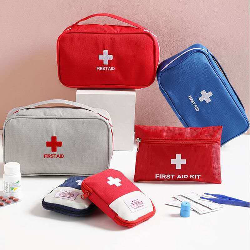 Epidemic Prevention Supplies First Aid Kit Car Medicine Bag Medical Bag Large Travel Portable Medicine Organizing Storage Bag