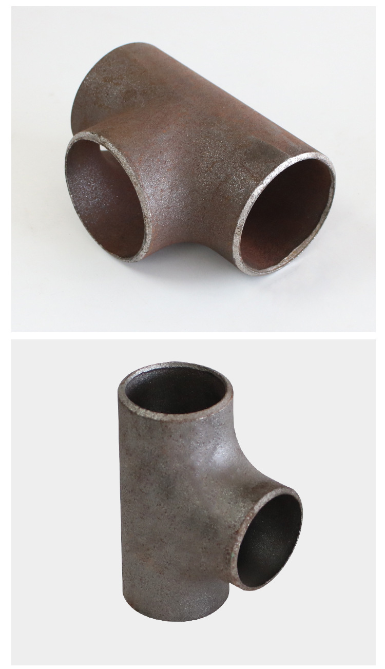 国标三通接头y型变径不锈钢碳钢异径焊接三通铁水管燃气等径无缝