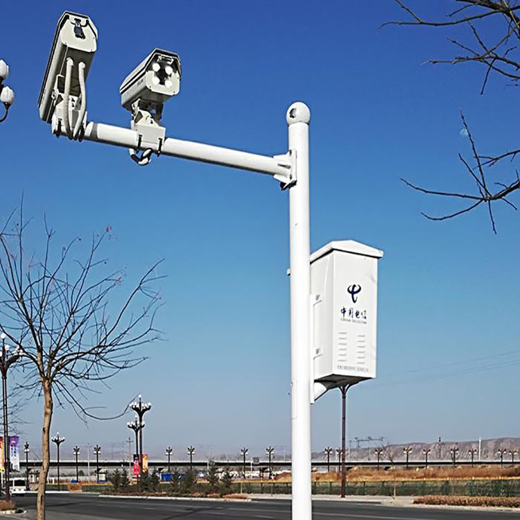 0成交0套户外道路监控杆3米双挑臂180度监控杆厂家直销监控杆多种规格