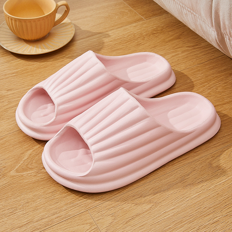 New Style Slip-on Slippers for Women Summer Household Indoor Home Bathroom Bath Mute Couples Sandals Men's Outdoor Wear