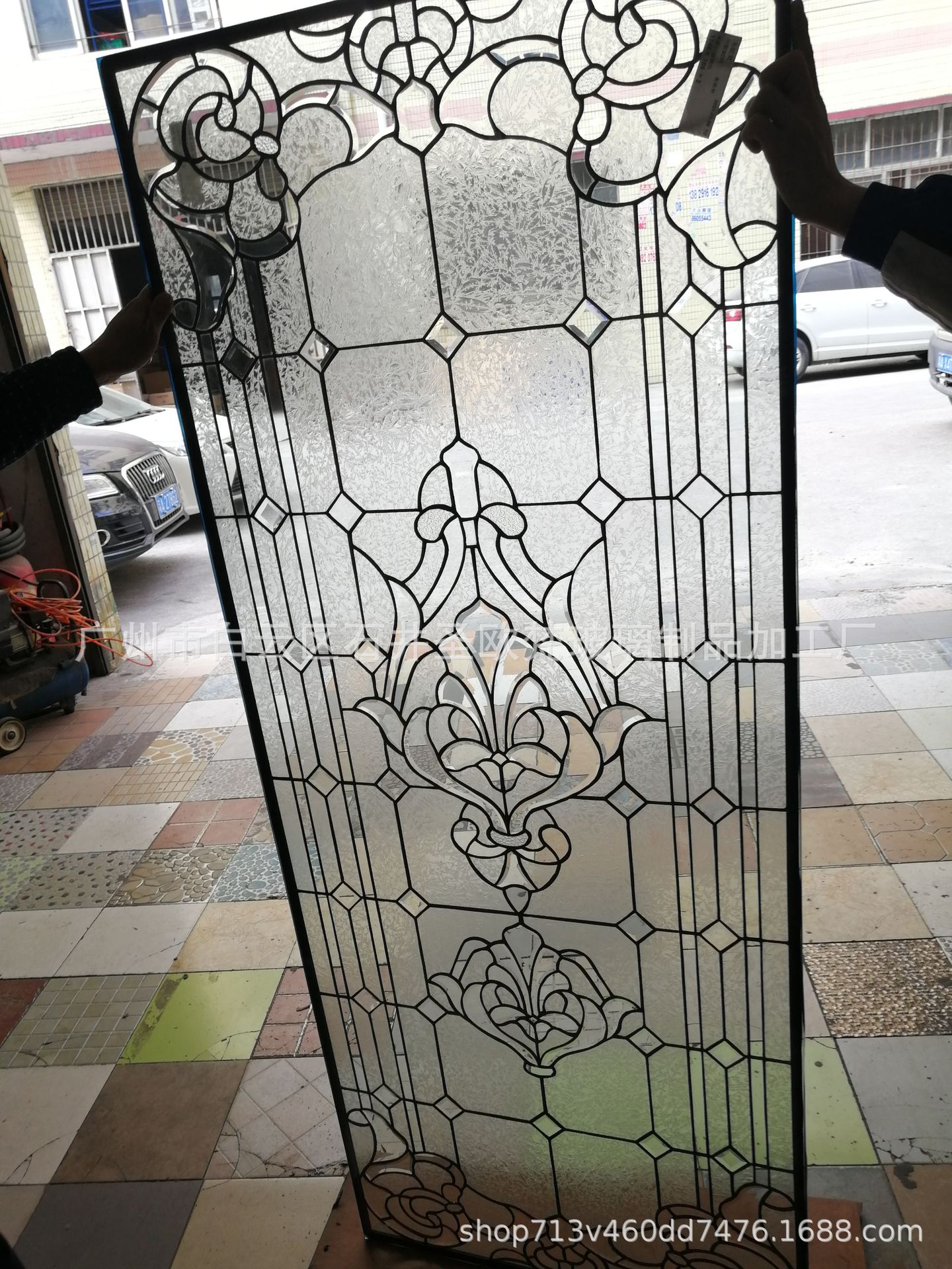 镶嵌玻璃手工艺术玻璃实木门铜条镶嵌玻璃大亨镶嵌欧式艺术玻璃